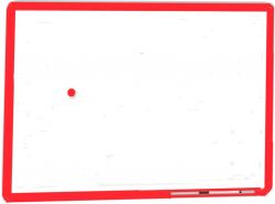 Доска магнитно-маркерная в цветной раме Rubin 90x120