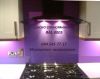 Дошка магнітно-маркерна скляна 60х80 см фіолетова