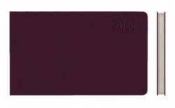 Еженедельник А6 Leo Planner 2026 Story винный