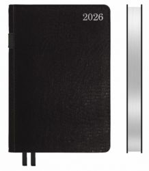 Ежедневник А5 Leo Planner 2026 City черный