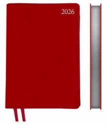 Ежедневник А5 Leo Planner 2026 Aldento красный
