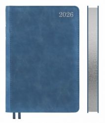 Ежедневник А6 Leo Planner 2026 City голубой