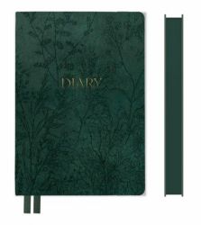 Ежедневник А6 Leo Planner 2026 Fiorella изумрудный