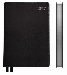 Щоденник А5 Leo Planner 2027 Aldento чорний