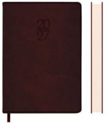 Щоденник А5 Leo Planner 2027 Vector коричневий