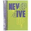 Блокнот А5 Axent Never give up с разделителями в клетку