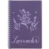 Блокнот А5 Axent Lavender на спирали в клетку 
