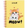 Блокнот на спирали Kite Cute 1, А5, 80 листов, клетка