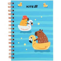 Блокнот на спирали Kite Cute 2, А5, 80 листов, клетка