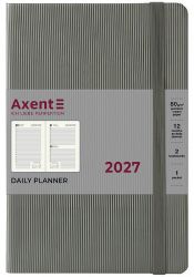 Щоденник датований Axent Partner Lines сірий