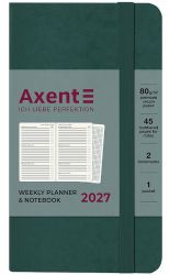 Щотижневик датований  Axent Pocket Strong малахітовий А6