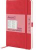 Еженедельник датированный 2027 Axent Partner Soft Skin красный А5 