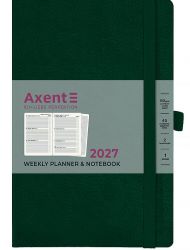 Еженедельник датированный  Axent Partner Soft Skin A5 зеленый