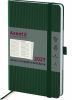 Еженедельник датированный 2027 Axent Partner Lines зеленый А5