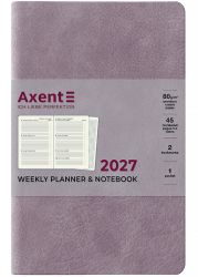 Еженедельник датированный Axent Partner Soft Cloud сиреневый А5