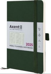 Еженедельник датированный  Axent Partner Soft Skin A5 зеленый