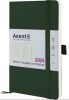 Еженедельник датированный 2025 Axent Partner Soft Skin темно-зеленый А5