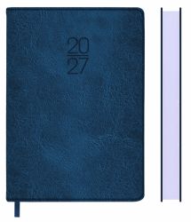 Щоденник А5 Leo Planner Vector A5 датований 2027 твердий синій