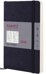 Ежедневник датированный Axent Partner Soft Skin синий