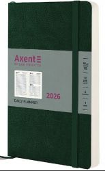 Ежедневник датированный Axent Partner Soft Skin зеленый