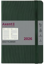 Ежедневник датированный  Axent Partner Lines темно-зеленый