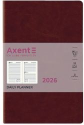 Ежедневник датированный Axent Partner City Soft коричневый