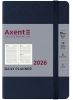 Ежедневник датированный 2026 Axent Pocket Strong А6 синий