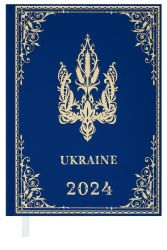 Щоденник датований Buromax UKRAINE А5 блакитний