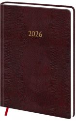 Щоденник датований 2026 Poligraphist Cryluxe бордовий А5