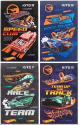 Блокнот-планшет Kite Hot Wheels А6, 50 листов,нелинованный