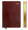 Ежедневник А5 Leo Planner 2026 City коричневый