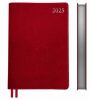Ежедневник А6 Leo Planner 2026 City красный
