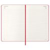 Ежедневник Moleskine 2026 средний красный в твердой обложке