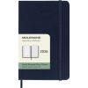 Щотижневик Moleskine 2026 великий сапфір в твердій обкладинці