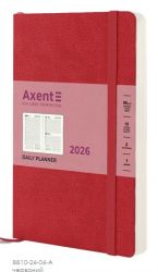 Щоденник датований  Axent Partner Soft Skin червоний