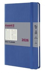Ежедневник датированный  Axent Partner Lines голубой