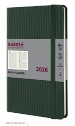 Ежедневник датированный  Axent Partner Lines темно-зеленый