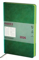 Ежедневник датированный Axent Partner Muse Soft зеленый