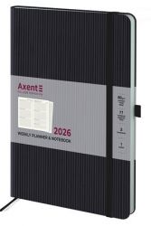 Еженедельник датированный  Axent Grand Lines черный А4