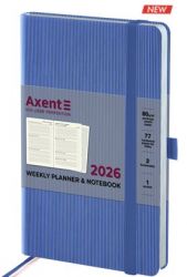 Еженедельник датированный  Axent Partner Lines голубой А5