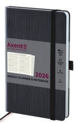 Еженедельник  Axent Partner Lines A5 черный 