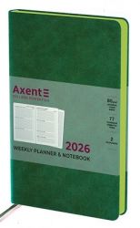 Еженедельник датированный Axent Partner Muse Soft зеленый А5