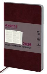 Еженедельник датированный Axent Partner City Soft коричневый А5