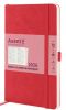 Еженедельник датированный 2026 Axent Partner Soft Skin красный А5 