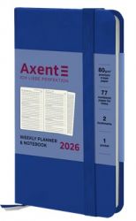 Еженедельник датированный  Axent Pocket Strong классический синий А6