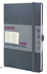 Еженедельник датированный Axent Prime Strong серый