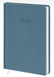 Щоденник кишеньковий 2026 Poligrafist Vivella димчасто-синій А6